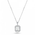 Load image into Gallery viewer, 0.45 Karat Baguette Diamond Necklace