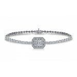 Load image into Gallery viewer, 0.49 Karat Heidra Baguette Diamond Bracelet