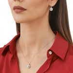 Load image into Gallery viewer, 0.56 Karat Baguette Stone Set Diamond Necklace