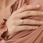 Load image into Gallery viewer, 0.10 Karat Baguette Diamond Ring