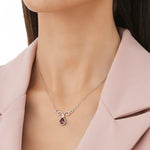Load image into Gallery viewer, 1.93 Karat Diamond Ruby Necklace