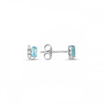 Load image into Gallery viewer, 0.47 Karat Mavi Topaz Diamond Earrings