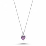 Load image into Gallery viewer, 0.50 Karat Ametist Diamond Necklace