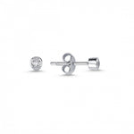 Load image into Gallery viewer, 0.11 Karat Solitaire Diamond Earrings