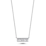 Load image into Gallery viewer, 0.29 Karat Baguette Diamond Necklace