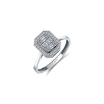 Load image into Gallery viewer, 0.23 Karat Baguette Stone Set Diamond Ring
