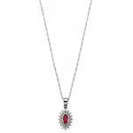 Load image into Gallery viewer, 0.53 Karat Diamond Ruby Necklace