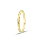 Load image into Gallery viewer, 14ct 2mm Solid Domed Gold Wedding Ring