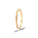 Load image into Gallery viewer, 14ct 2mm Solid Domed Gold Wedding Ring
