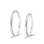 Load image into Gallery viewer, 14ct 2mm Solid Domed Gold Wedding Ring