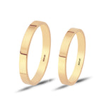 Load image into Gallery viewer, 14ct 3mm Hollow Gold Wedding Ring