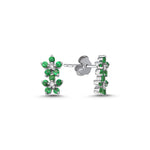 Load image into Gallery viewer, 0.64 Karat Tsavorite pırlanta Earrings
