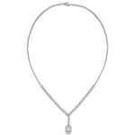 Load image into Gallery viewer, 1.78 Karat Diamond Baguette Necklace