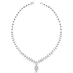 Load image into Gallery viewer, 3.09 Karat Diamond Baguette Necklace