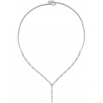Load image into Gallery viewer, 5.04 Karat Diamond and White Sapphire Stone Set Necklace
