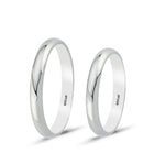 Load image into Gallery viewer, 14ct 3mm Solid Domed Gold Wedding Ring