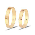 Load image into Gallery viewer, 14ct 4mm Hollow Gold Wedding Ring