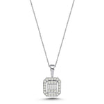 Load image into Gallery viewer, 0.31 Karat Baguette Diamond Necklace