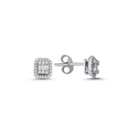 Load image into Gallery viewer, 0.24 Karat Baguette Diamond Earrings