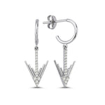 Load image into Gallery viewer, 0.19 Karat Diamond Earrings