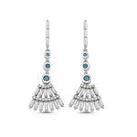 Load image into Gallery viewer, 1.27 Karat London Topaz Diamond Earrings