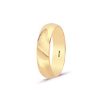 Load image into Gallery viewer, 14ct 5mm Hollow Domed Gold Wedding Ring