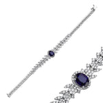 Load image into Gallery viewer, 4.82 Karat Sapphire Diamond Bracelet