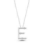 Load image into Gallery viewer, Sapphire Diamond Letter Necklace
