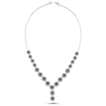 Load image into Gallery viewer, 8.10 Karat Sapphire Diamond Necklace