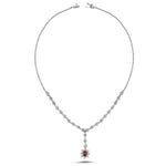 Load image into Gallery viewer, 2.79 Karat Ruby Diamond Necklace