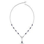 Load image into Gallery viewer, 6.59 Karat Sapphire Diamond Necklace