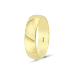 Load image into Gallery viewer, 14ct 6mm Hollow Domed Gold Wedding Ring