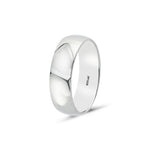 Load image into Gallery viewer, 14ct 6mm Hollow Domed Gold Wedding Ring