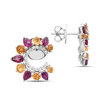 Load image into Gallery viewer, 3.47 Karat Multicolor Diamond Earrings