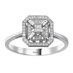 Load image into Gallery viewer, 0.18 Karat Diamond Baguette Ring