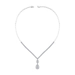 Load image into Gallery viewer, 1.67 Karat Diamond Baguette Necklace