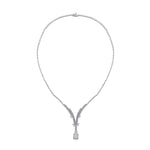 Load image into Gallery viewer, 2.58 Karat Diamond Baguette Necklace