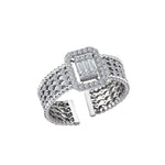 Load image into Gallery viewer, 0.80 Karat Baguette Diamond Ring
