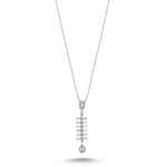 Load image into Gallery viewer, 0.59 Karat Diamond Baguette Necklace