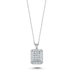 Load image into Gallery viewer, 0.68 Karat Diamond Baguette Necklace