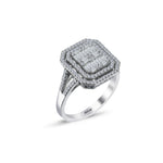Load image into Gallery viewer, 0.70 Karat Diamond Baguette Ring