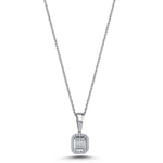 Load image into Gallery viewer, Diamond Baguette Necklace
