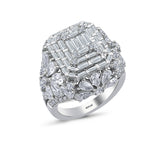 Load image into Gallery viewer, 5.54 Karat Diamond Baguette Ring