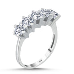 Load image into Gallery viewer, 14ct Five Stone Gold Ring