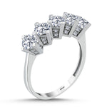 Load image into Gallery viewer, 14ct Five Stone Gold Ring