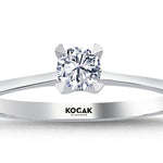 Load image into Gallery viewer, 0.25 Karat EF SI Solitaire Diamond Ring