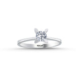 Load image into Gallery viewer, 0.40 Karat EF SI Solitaire Diamond Ring