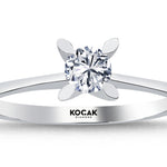 Load image into Gallery viewer, 0.30 Karat EF SI Diamond Solitaire Ring