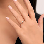 Load image into Gallery viewer, 0.10 Karat EF SI Solitaire Diamond Ring