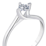 Load image into Gallery viewer, 0.25 Karat EF SI Solitaire Diamond Ring